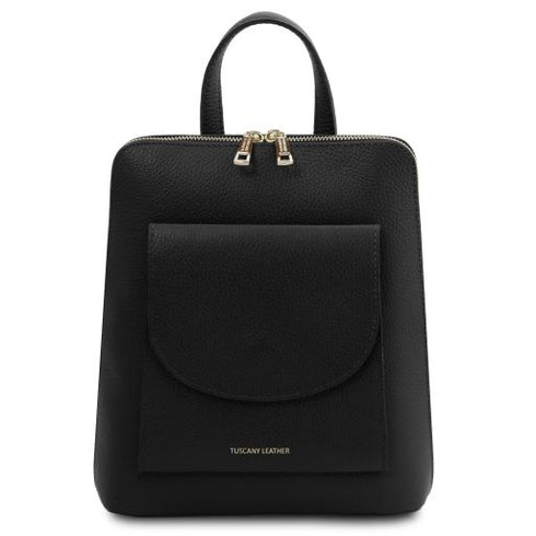 TL Bag - Small leather backpack for women